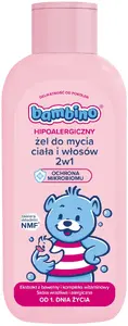 Shower Gel & Shampoo 2in1 Nivea BAMBINO 400 ml, gentle body and hair cleanser