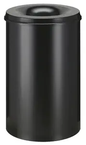 Trash bin Aptel Vepa Bins 31002221 metal, round 47 cm diameter, 110 L, powder-coated steel, fire-retardant