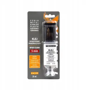 Epoxy Adhesive TECMAXX 5-minute Transparent Syringe 25 ml
