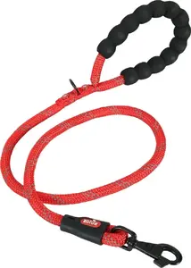 Leash ZOLUX model 466880RGE — rope dog leash 1.2 m, 13 mm, red