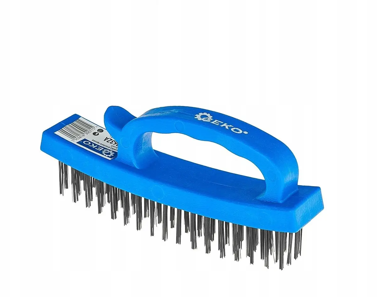 Roku stiepļu suka ar plastmasas rokturi