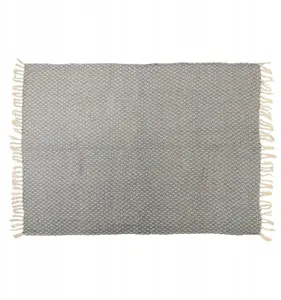 Blanket Arti Casa Arti Casa — Cotton diamond pattern 130x170 cm (Blue/White)