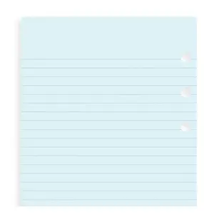 Refill paper for Filofax 133001 notebook, 95 mm x 171 mm, loose sheets