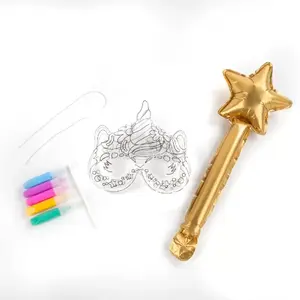 Derform creative mask set ZEST KREAT '3D Wróżka' – children's craft mask kit