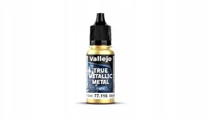 Acrylic Model Paint VALLEJO 77.116 True Metallic Metal Light Greenish Gold (18 ml)