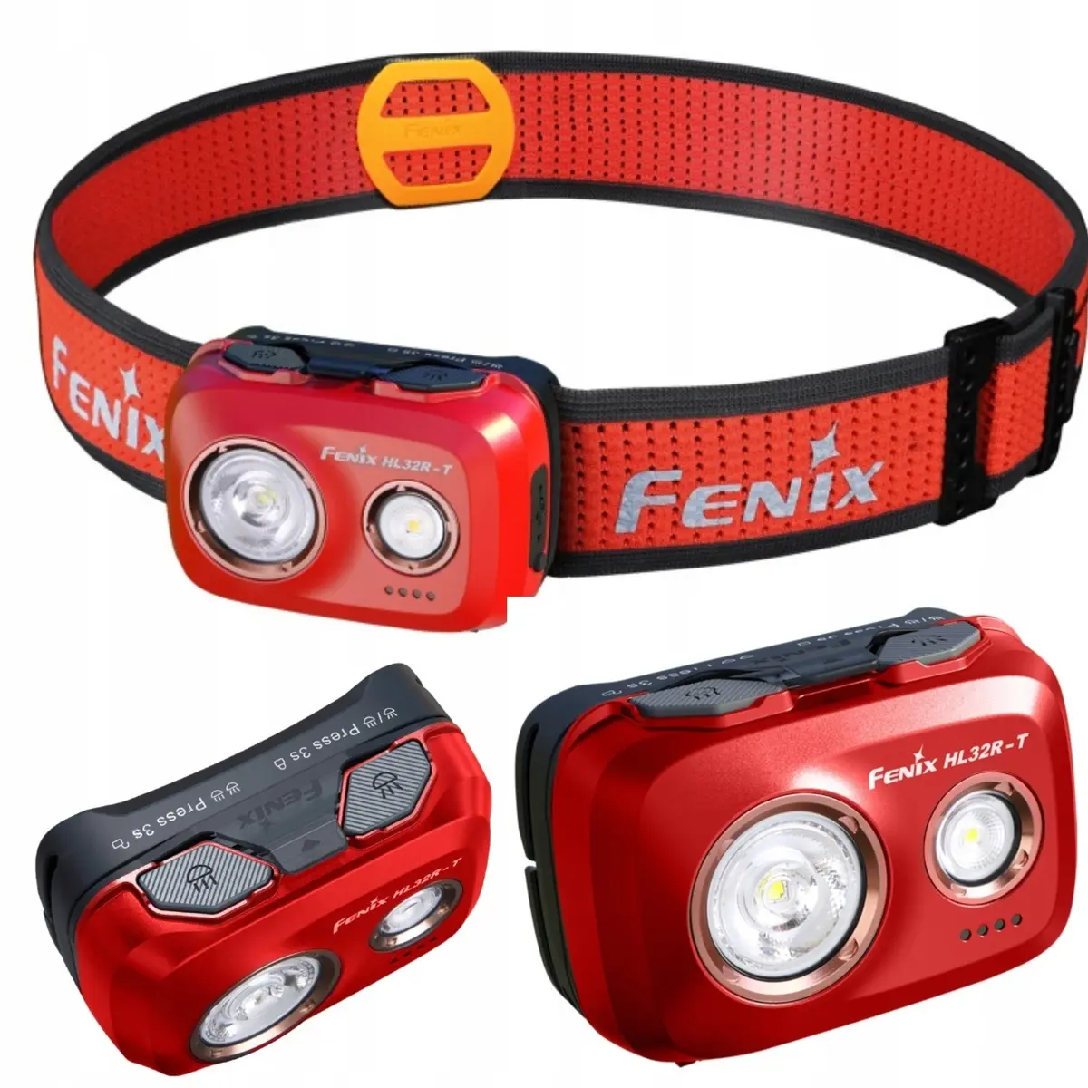 Galvas lampa Fenix HL32R-T sarkanā —