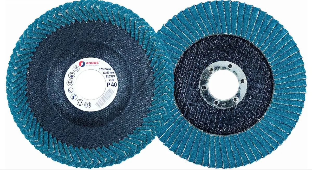 Slīpēšanas ziedlapu disks Andre 125 mm