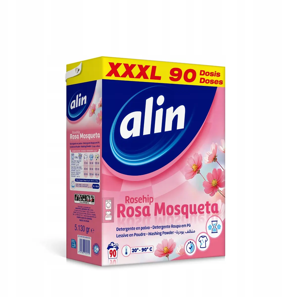 Veļas pulveris SPIRO ALIN Rosa Mosqueta