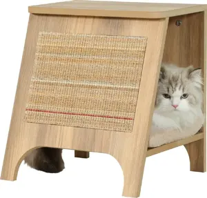 Cat Scratching Post Furniture 3-in-1 ZOLUX BOREAL S beige