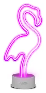 Light decoration figure SBS Mobile LUNEONFLAM — decorative battery/USB lamp, 1 bulb, grey/pink