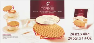 Wafel Tago Tofinek display pack — Tago wafer cakes, 24 pieces x 40 g