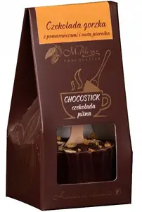 Dark Chocolate Stick M.Pelczar Chocolatier — 60 g, bitter dark chocolate with orange and gingerbread notes