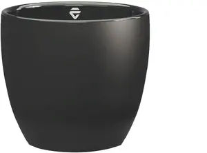 Coffee cup set Lelit PLA720S — 2 ceramic cups 120 ml, black