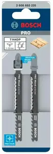 Reciprocating saw blade Bosch T Pro Wood Precise T144DP 100 mm, pack of 2