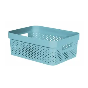 Storage Box Curver Infinity Recycled 11L – plastic open-top container, 11 litres, blue