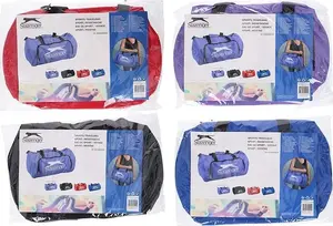 Sporta ceļojuma duffelis SLAZENGER, modelis 8711252050119 (zils) – pārvadāšanai un sporta inventāra glabāšanai