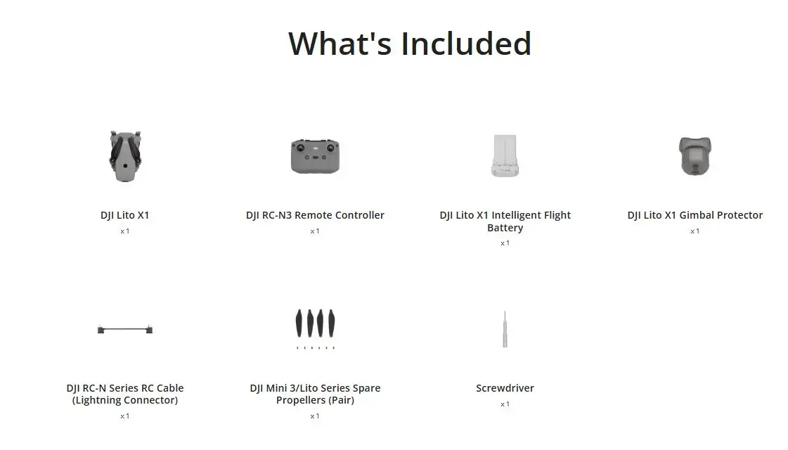 Дрон DJI Lito X1 с пультом RC-N3 Photo 2