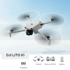 DJI Lito X1 Drone with RC-N3 remote control — 36min. flight time, 1/1.3" sensor, front LiDAR for obstacle detection, ActiveTrack, 15 km video transmission, 21 km range