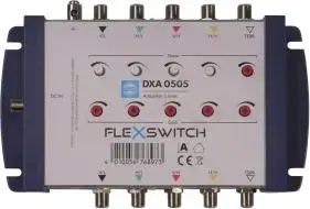 Līnijas pastiprinātājs WISI FLEXSWITCH DXA0505 priekš multiswitch kaskādēm 4xSAT 1 (76897)