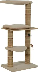 Cat scratching post ZOLUX BOREAL model 504246 — 105 cm height, beige