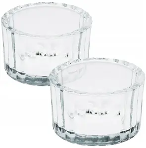 Glass Tealight Holder KOOPMAN ORI_568095 set of 2, for tealights 5.7 cm