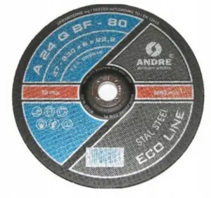 Grinding Wheel for Metal Andre 230 x 6.0 mm METAL ECO LINE A24QBF