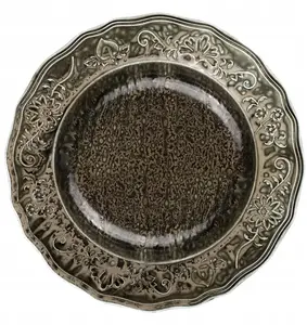 Deep Plate Verlo Poem Wetlands V-90407PD-4, 27 cm, dark green