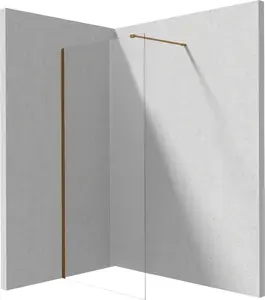 Walk-in shower screen Deante KTJ C32P 120 cm glass panel, frameless shower partition