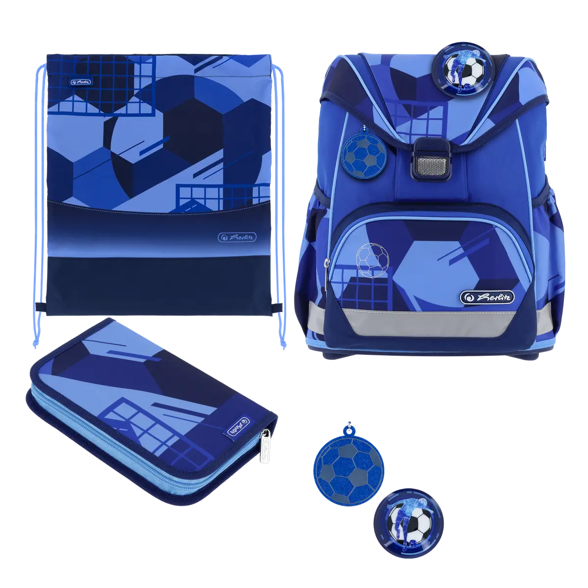 Skolas mugursoma HERLITZ UltraLight Plus Blue