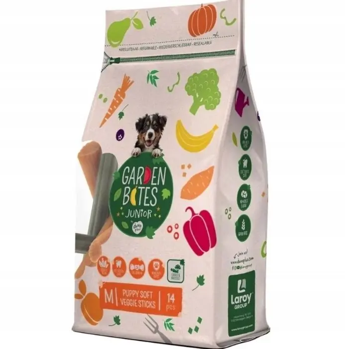 Duvo+ Garden Bites Puppy mīkstās dārzeņu