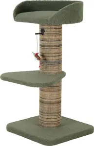 Cat scratching post ZOLUX BOREAL model 504245 — vertical sisal drapak, 95 cm, green