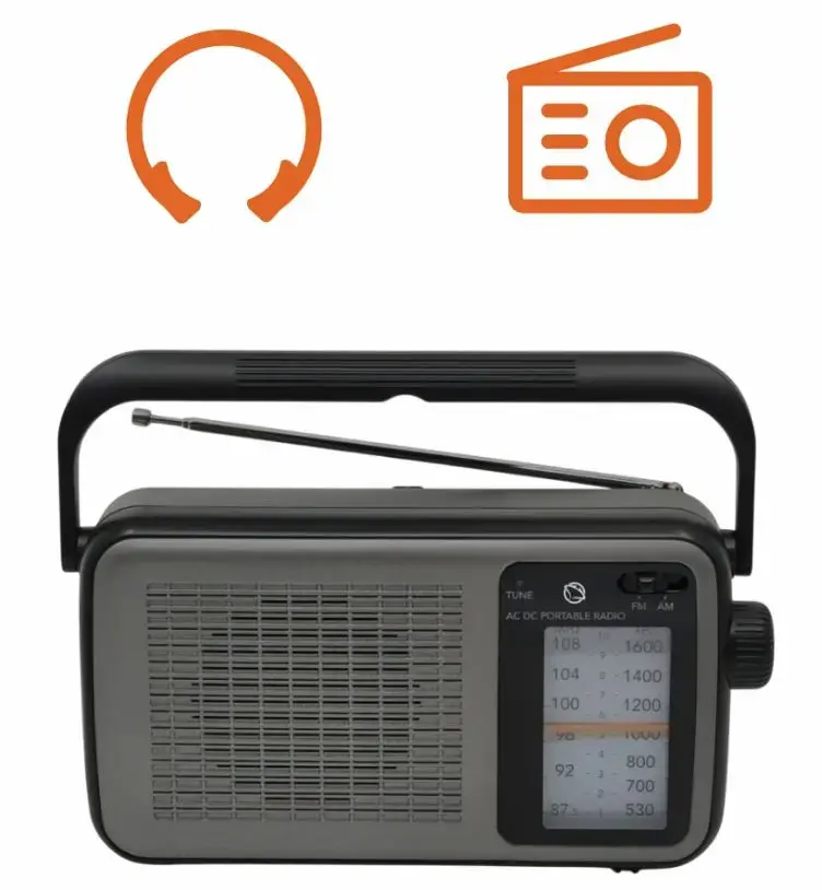 Portatīvais FM/AM radio MANTA MARDI919BK Photo 2