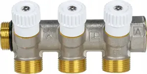 Afriso ADM 103 expansion module for potable water manifold, 3 draw-off points, G3/4A