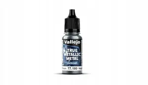 Krāsa VALLEJO True Metallic Metal Airbrush Obsidian Black 77.180 (18 ml)