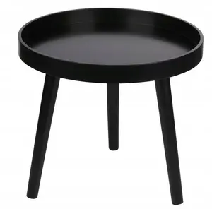 Coffee table Arti Casa round living room table 40x36 cm black