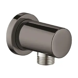 GROHE Rainshower Wall Connection Elbow, Hard Graphite
