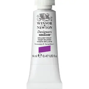 Water-based Designers Gouache paint tube, SMARTMAX Violet, 14 ml