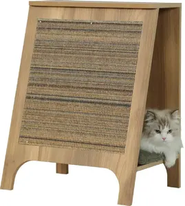 Cat Scratching Post Furniture 3-in-1 ZOLUX BOREAL L — green