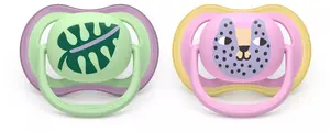 Knupis Avent Philips AVENT SCF087/13 Ultra Air — klasiskā silikona ortodontiskā knupīte (6–18 mēn.)