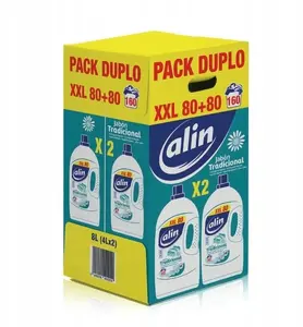 Laundry Detergent Liquid Vasagle ALIN Traditional for Colored Fabrics duopack 2 x 4 L (80+80 washes)