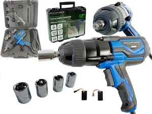 Electric Impact Wrench Rockforce RF-03071 1/2" Drive 600 Nm 1020 W with Sockets