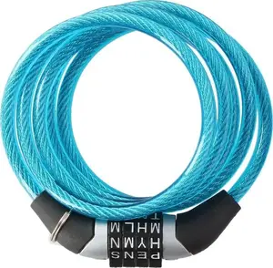 DUNLOP Замок для велосипеда с кодовым механизмом Zapięcie do roweru z szyfrem (Синий)