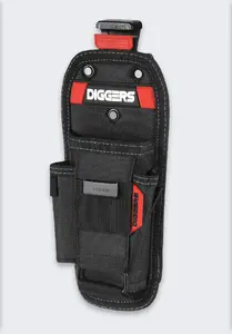 Кармaн для инструментов Rosfix Diggers Quick Click DK637 — для плоскогубцев, черно-красный