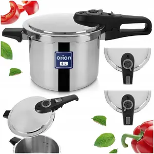 Pressure Cooker Gorgel ORION WIND — Stainless Steel 6 L, Induction-Compatible, Easy Locking