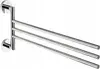 Deante ADJ 0641 wall-mounted triple movable towel holder Photo 2