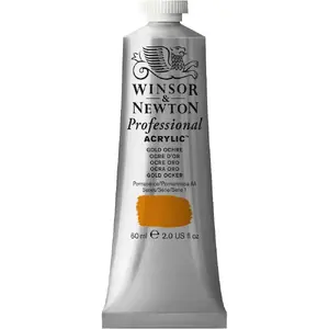 Acrylic paint Winsor & Newton Professional Acrylic Gold Ochre 60 ml tube