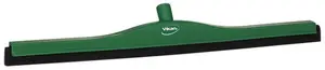 Floor scraper Vikan 77552 with double blade, cellular rubber/PP handle, green, 70 cm