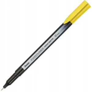 Fineliner pen PENTEL PointLiner Colour S40 0.4mm — yellow ink