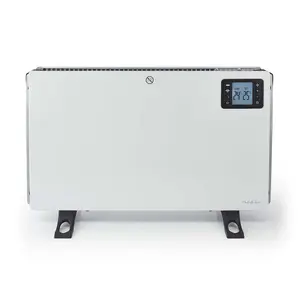 Convector electric space heater Nedis HTCO50WTW 2000 W, stainless steel element, indoor, wall or floor, white