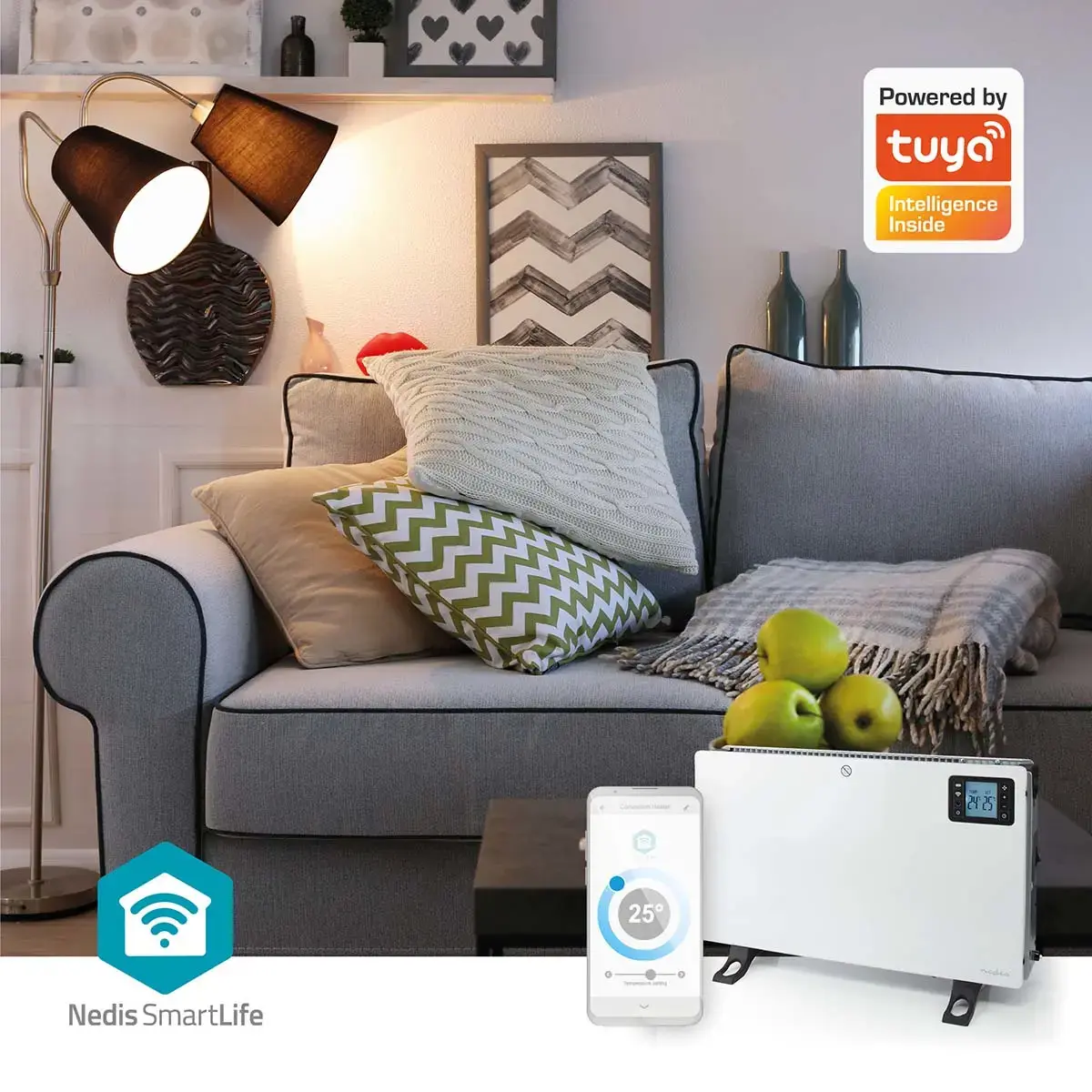 Convector heater Nedis HTCO50WTW 2000 W Photo 8